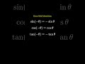 25 Trigonometric Identities in 60 Seconds! #shorts #maths #trigonometry