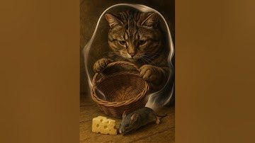 Shocking! 😱😱The cat sets a trap and waits in silence やばすぎ！😱😱猫は罠を仕掛けて静かに待っている #shorts #tabbycat #trap