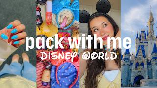 pack with me for WALT DISNEY WORLD!!! 🐭🌟🧚 *pulling an all-nighter*