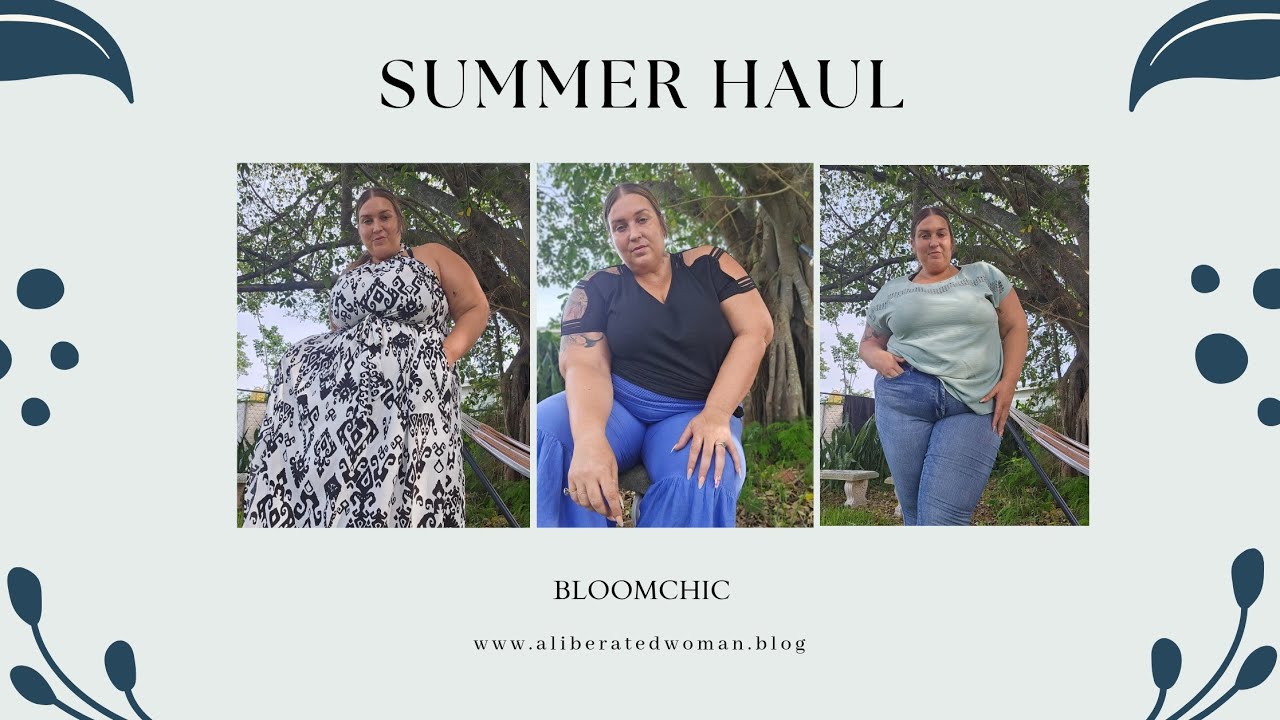 Summer Plus Size Fashion Haul with Bloomchic! SUSAN15 saves you too! 