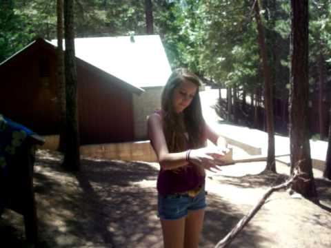 Sami and nicole being ninjas at hume lake