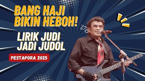 (Viral) Rhoma Irama Ubah Lirik “Judi” Jadi “Judol” di Pestapora 2025!
