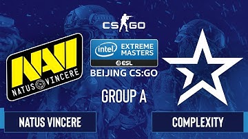 CS:GO - Complexity vs. Natus Vincere [Overpass] Map 2 - IEM Beijing 2020 Online - Group A - EU