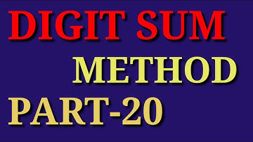 vedic maths || calculation tricks ||Concept of digital sum method part-20 || bank || ssc
