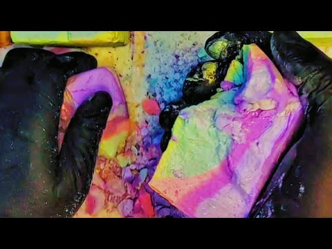 Colorful Dyed gym chalk Reforms | Amazing ASMR 😍 - YouTube