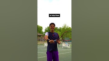 One-Handed Backhand Follow Through Trick. Online course in bio #tennis #tennistips #tennisdoctor