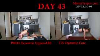 Day 43: P90X3 Eccentric Upper/ABS & T25 Dynamic Core