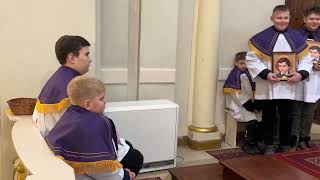 Podziękowania Pana Grzegorza Cieślaka Opiekuna Liturgicznego