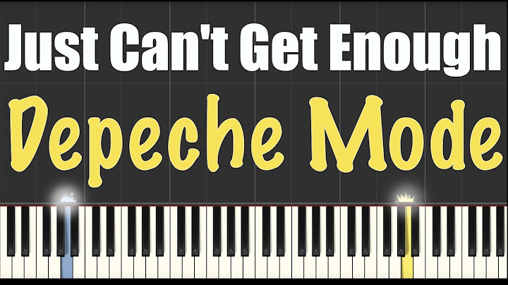 Just Can't Get Enough Piano version - Piano performance video thumbnail
