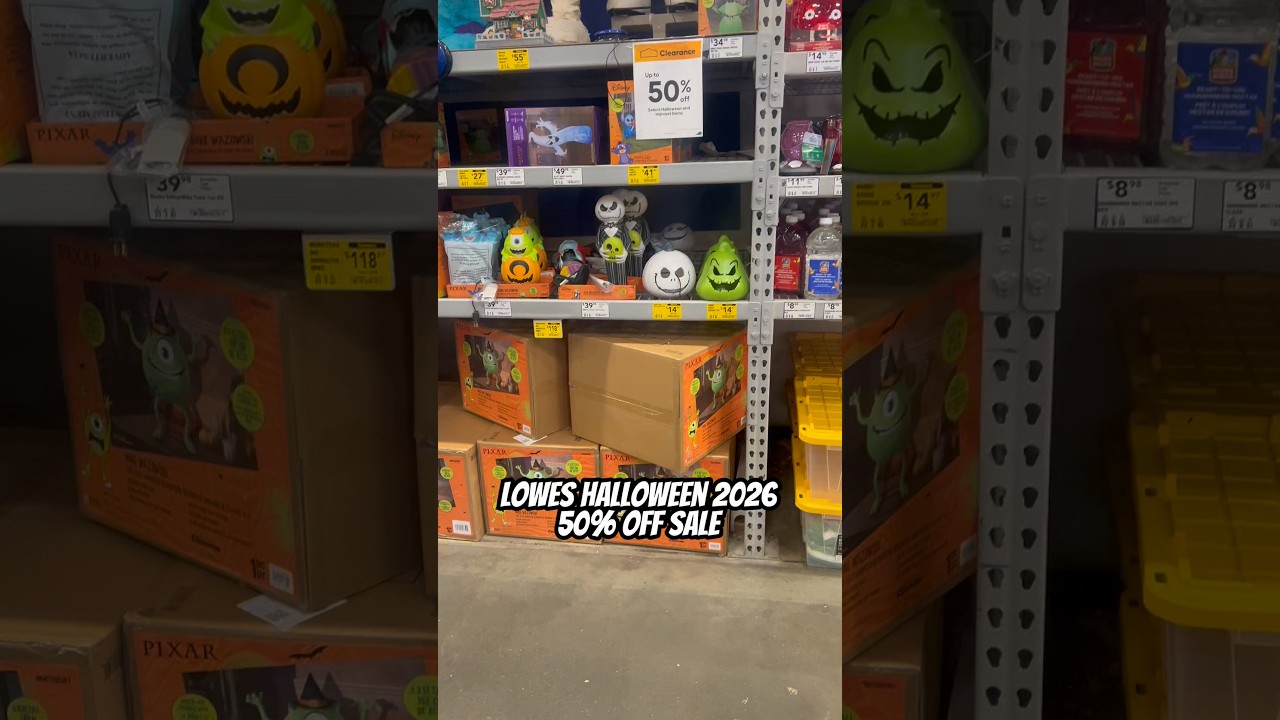 2026 Lowes Halloween 50% Off Sale | Discounted Animatronics & More