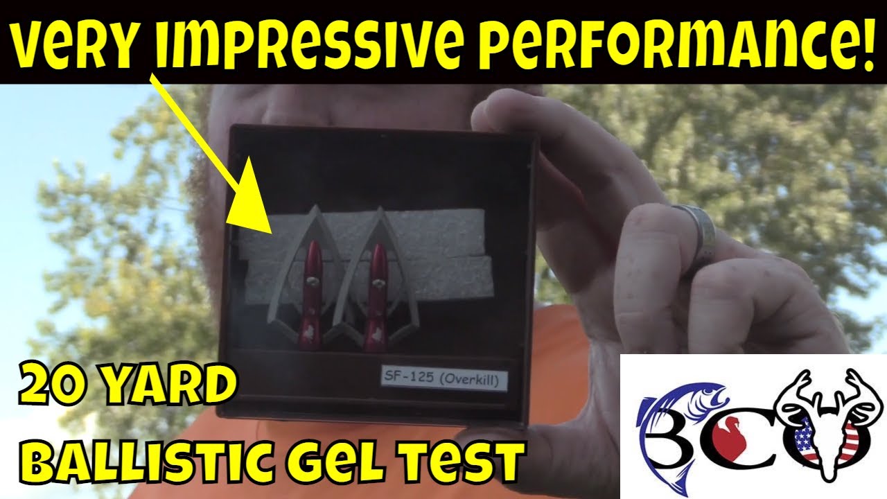 grizzly stick silver flame broadhead ballistic gel test bco review