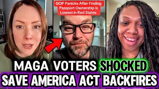MAGA Voters SHOCKED after Save America Act Exposes Low Passport Ownership in RED STATES 