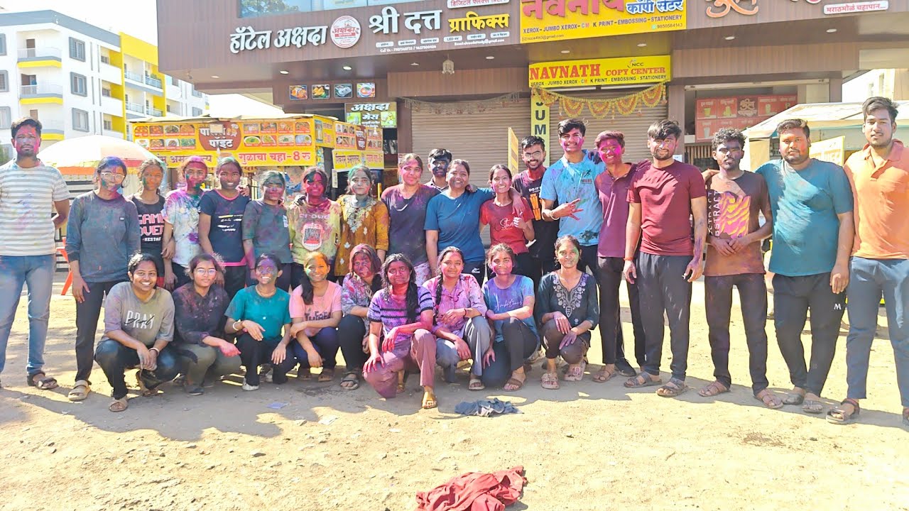 Happy Holi guys 🌞 Happy University Exam 😁