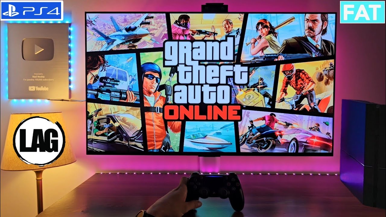 GTA V Online (PS4 FAT) Lagging 😢