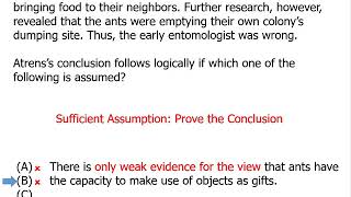 June 2007 LSAT, Section 3, Logical Reasoning, Question 5, Explanation