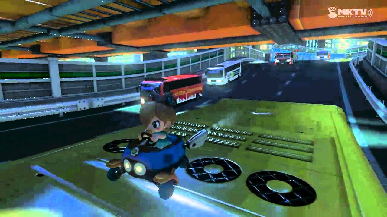 Toad Bus Wii U - Mario Kart 8 - (N64) Toad's Turnpike: Riding the Bus - YouTube