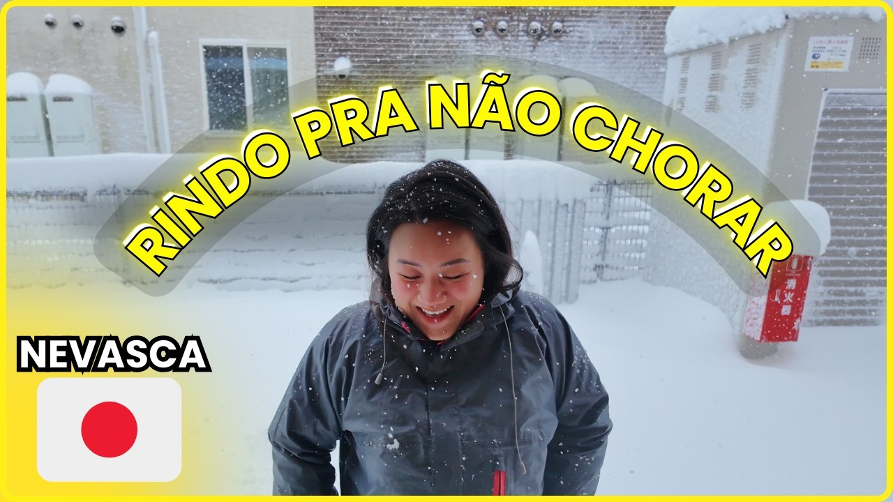 PEGOS DE SURPRESA PELA TEMPESTADE DE NEVE! ...A NEVE NO JAPÃO NÃO É BRINCADEIRA!