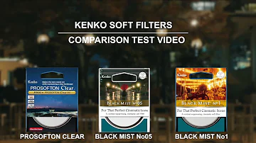 KENKO soft filters comparison test PRO1D Prosofton Clear and Black Mist