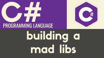C# building a mad libs game