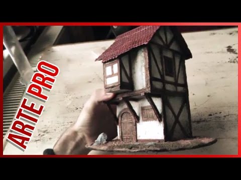 How to make a model of a house - YouTube