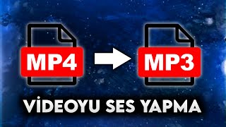 VİDEOYU SESE ÇEVİRME - MP4 TO MP3 - ScouT Resimi