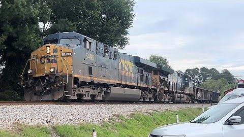 CSX L644-23 With 5495 Leading Pulls A Very Long Local At Speed Through Chapin SC