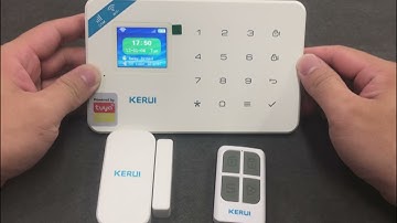 [KERUI] KERUI W181 alarm system how to set delay setting | #Exit delay #Entry delay