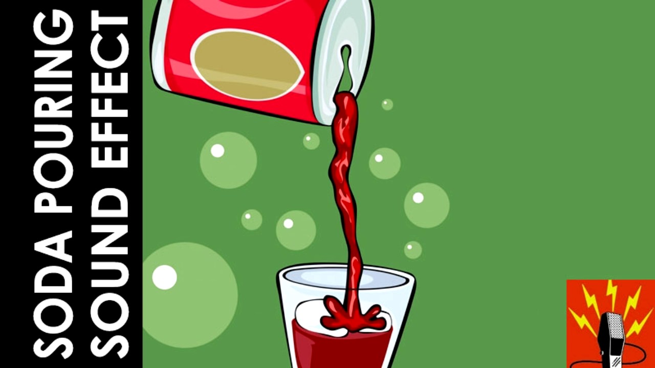 Soda Pouring Sound Effect, Fizzy Drink Sound (3 Effects) YouTube