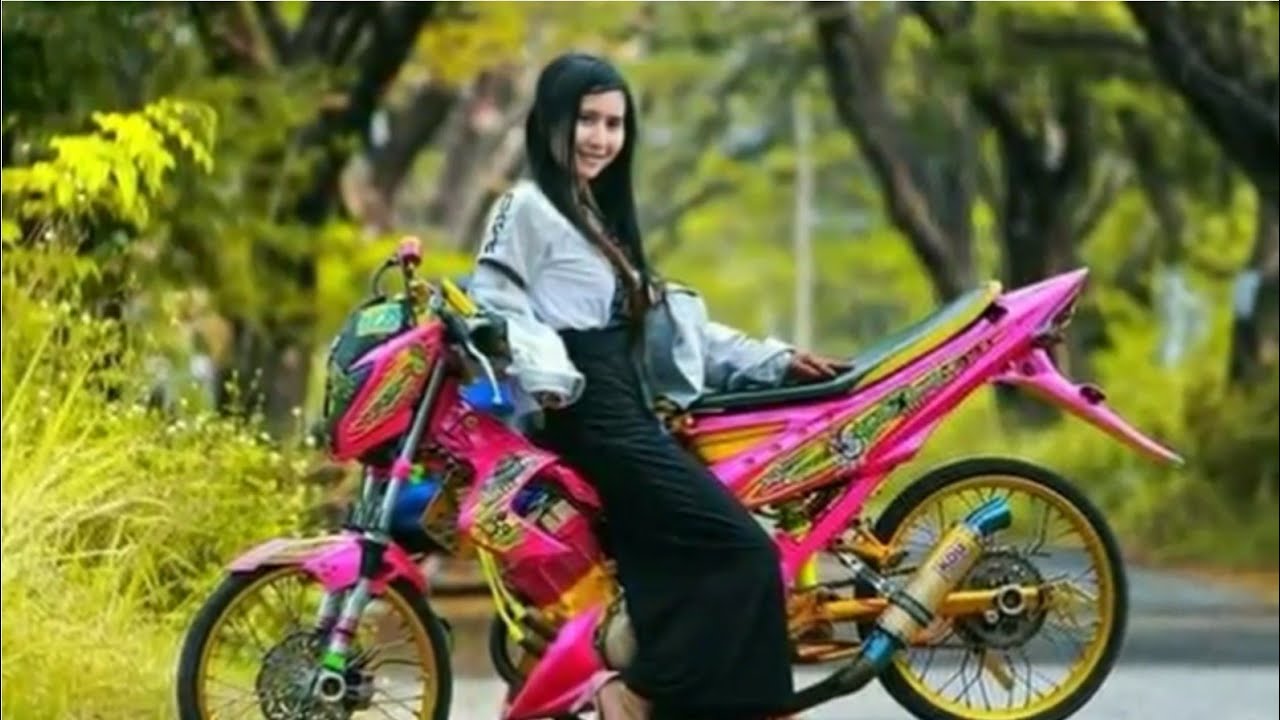 Modifikasi Satria Fu Paling Keren Dengan Model Cewek Cantik YouTube