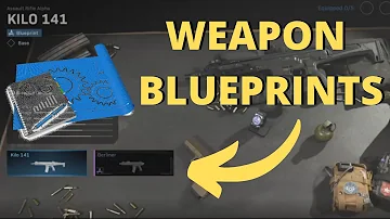 How do you use weapon blueprints in warzone?