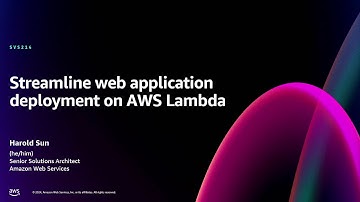 AWS re:Invent 2024 - Streamline web application deployment on AWS Lambda (SVS214)
