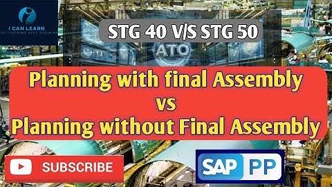 Difference between SAP PP Strategy 40 vs SAP PP Strategy 50