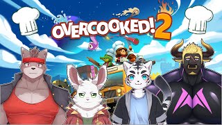 【Overcooked2】メリークリスマース✨🍗🍰✨みんなでお料理お届けします🌟🐅🐇🐕🐂🌟【虎丸玲音/義野河ライ/冬坂和斗/黒鋼牛頭】