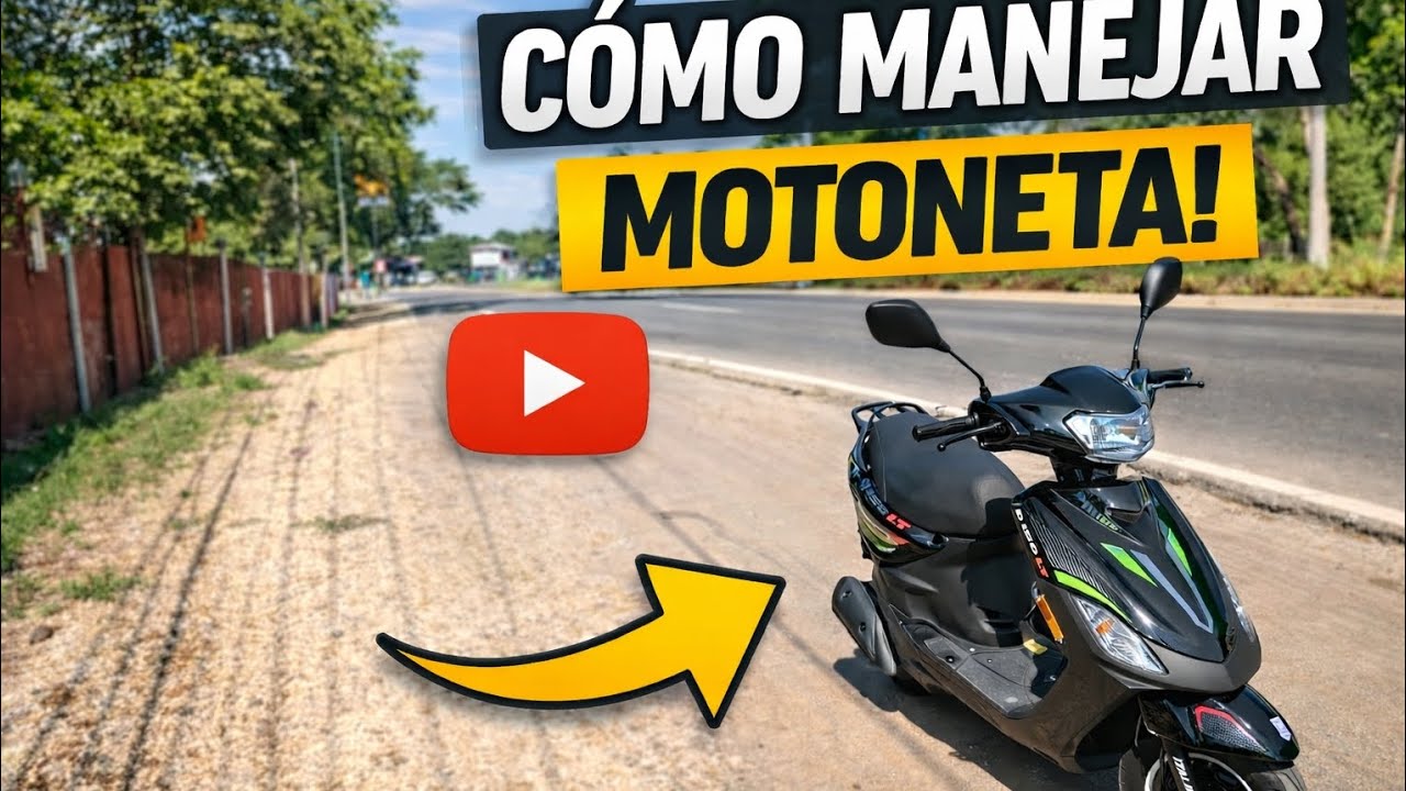 ​Cómo manejar una MOTONETA desde cero: Guía para principiantes (Paso a paso)