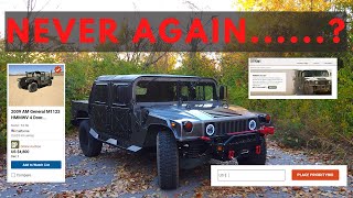 will i ever buy another humvee from govplanet?