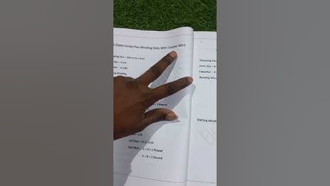 All type ceiling fan winding data book #data_book #winding