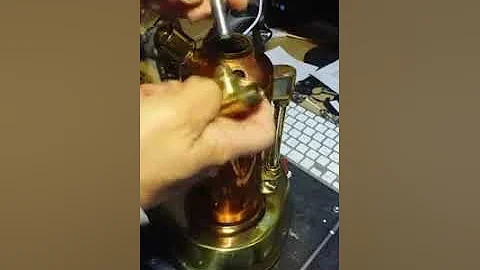 La Pavoni Steam tap indent repair.