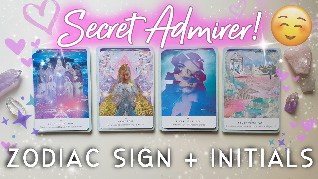 WHO has a CRUSH ON YOU (Pick a Card)🤭 | Initials and Zodiac Sign! | Your secret Admirer 💕 Timeless