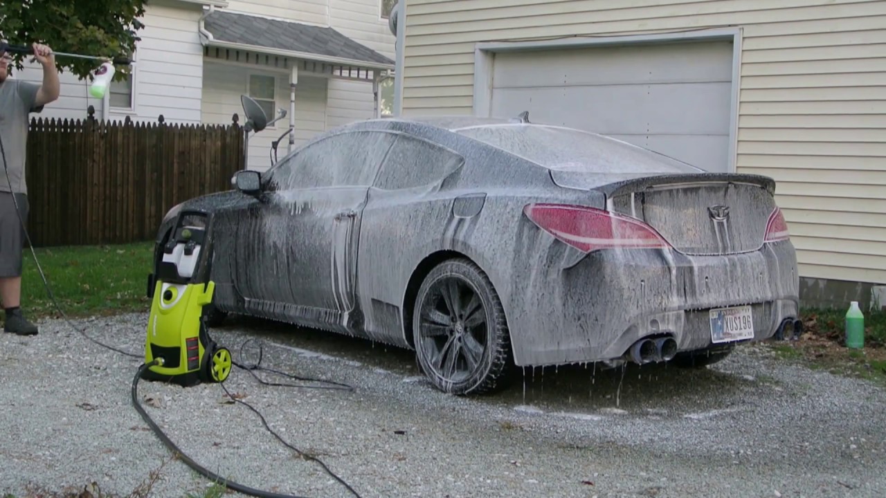 Chemical Guys Foam Cannon ft. Genesis Coupe 1 YouTube