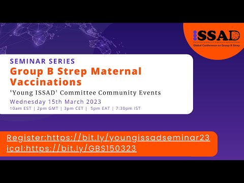 YIC Seminar: Group B Strep Maternal Vaccinations