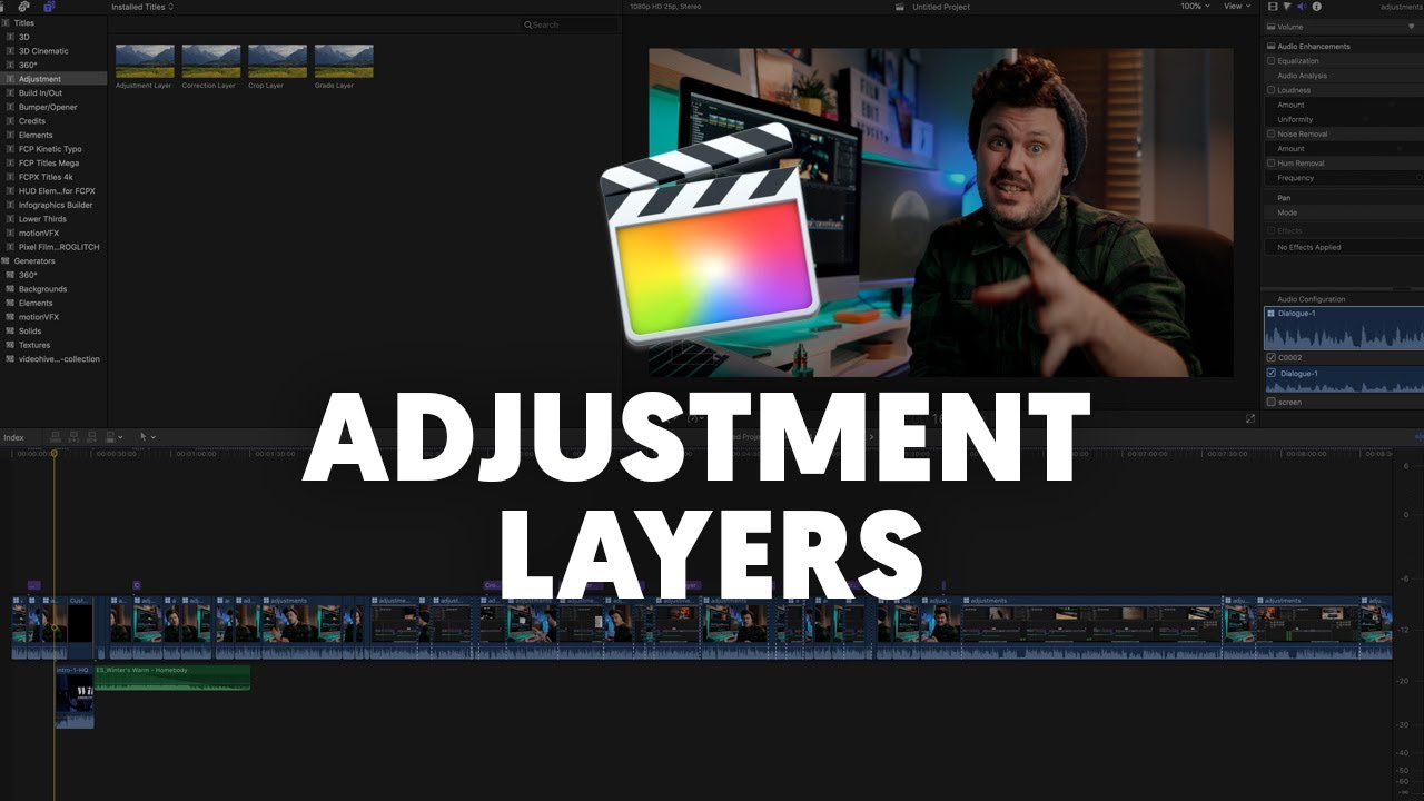 Update How to use ADJUSTMENT LAYERS in Final Cut Pro - WITH FREE DOWNLOAD