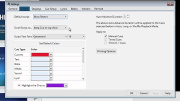MediaShout 6 - Script Tab