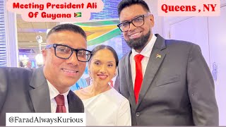 Meeting with @presidentirfaanaligy in Queens New York. Did First Lady Arya Ali and him subscribed?