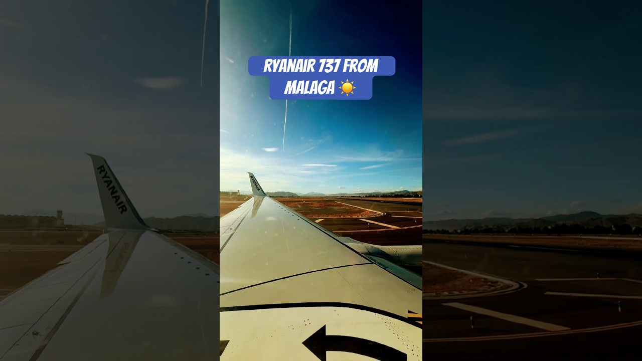 Прекрасный вылет 737 из Малаги 