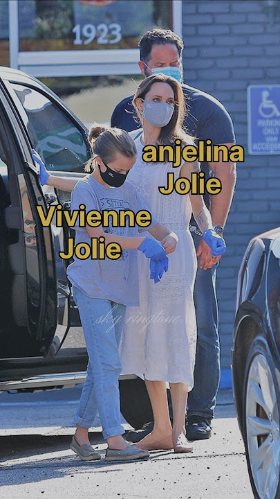 anjelina and Vivienne Jolie 💕🌹 #shorts #branjelina