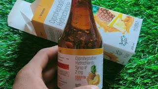 Cyproheptadine Hydrochloride Syrup IP 2Mg
