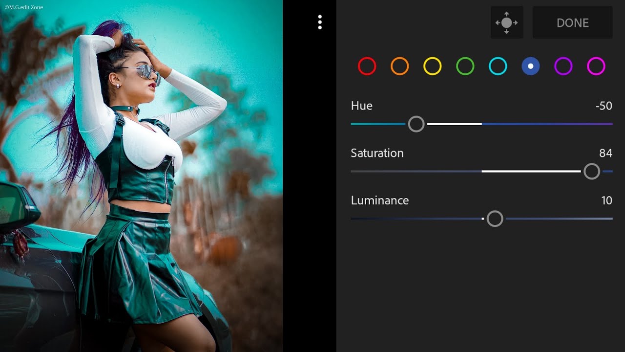 Blue and brown tone Lightroom photo editing//preset download free//