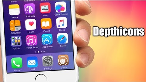 Depthicons - iOS 9.3.3 Jailbreak Cydia Tweak