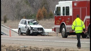 5/3/2013 Major crash shuts down Interstate 94 south of Saint Cloud, MN