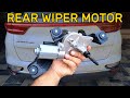 How to replace rear window wiper motor in Kia Sportage